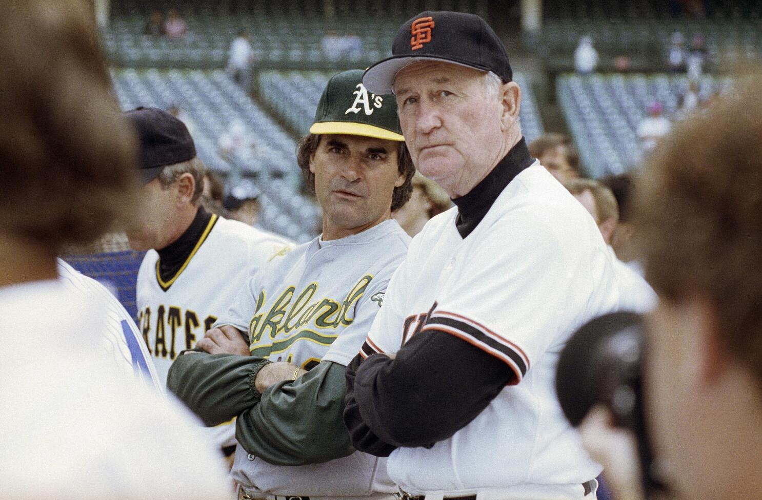 A's giants split hat online